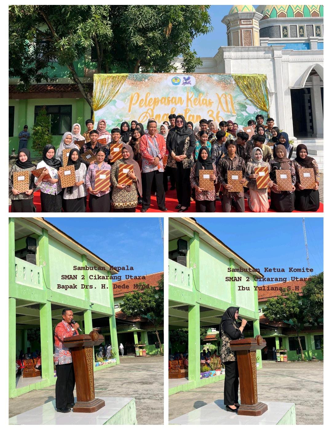Pelepasan Siswa Kelas XII Angkatan 36 SMAN 2 Cikarang Utara Berlangsung Khidmat dan Penuh Haru Pelepasan Siswa Kelas XII Angkatan 36 SMAN 2 Cikarang Utara Berlangsung Khidmat dan Penuh Haru